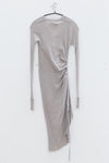 marc le bihan pleated dress 2847 E23 CHAMOIX